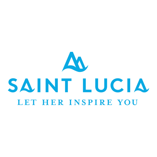 Saint Lucia Caribbean Island Logo PNG Vector