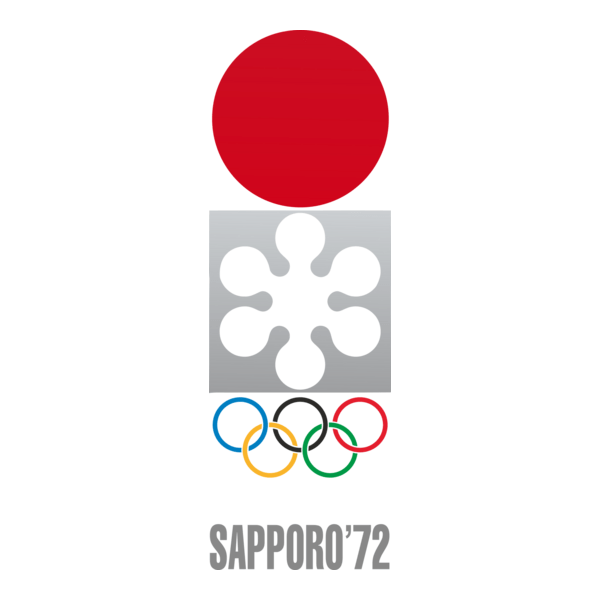 Sapporo 1972, XI Winter Olympic Games Logo PNG Vector