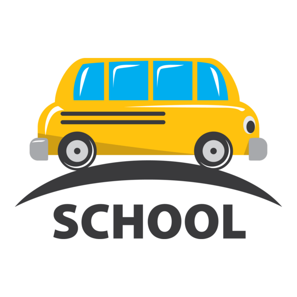 School Bus Logo PNG Vector