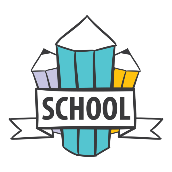 School Pens Logo PNG Vector