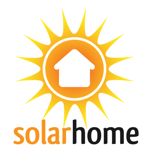 Solar Home Logo PNG Vector