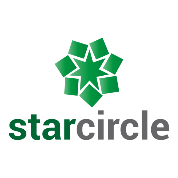 Star Circle Logo PNG Vector