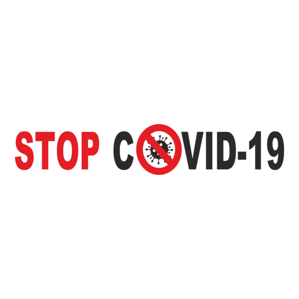 STOP COVID-19 Logo PNG Vector