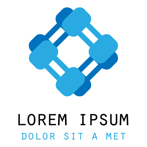 Technology Shape Logo PNG Vector