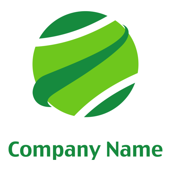 Tennis Ball Logo PNG Vector