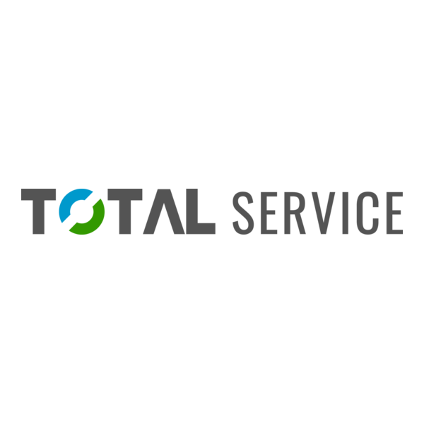 Total Service Black Version Logo PNG Vector