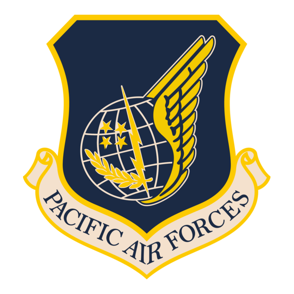 USA Pacific Air Force Logo PNG Vector