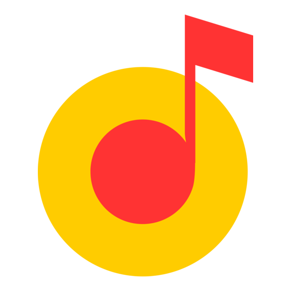Yandex Music Logo PNG Vector