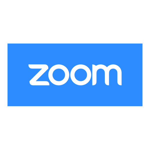 Zoom White Logo PNG Vector