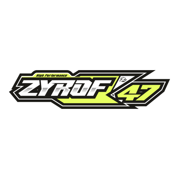 ZYROF 47 HIGH PERFORMANCE Logo PNG Vector