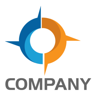 Abstract Compass Logo PNG Vector