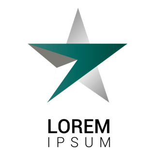 Abstract Star Logo PNG Vector