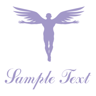Angel Human Logo PNG Vector