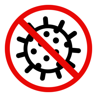 Anti-coronavirus Logo PNG Vector