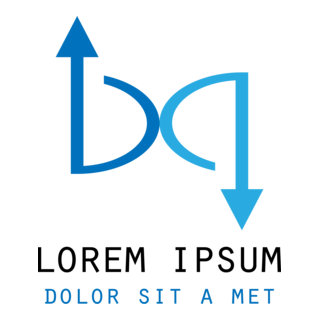 Arrowed D Letter Logo PNG Vector