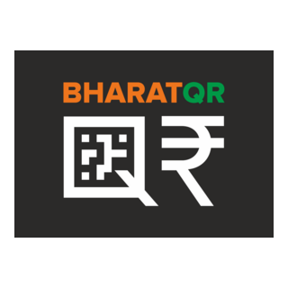 BharatQR Logo PNG Vector