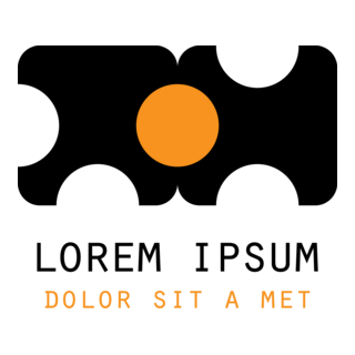 Black Business Shape Logo PNG Vector