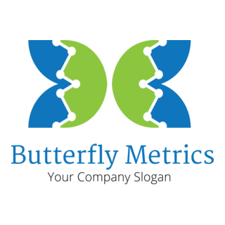 Butterfly Metrics Logo PNG Vector