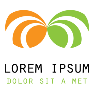 Butterfly Shape Logo PNG Vector