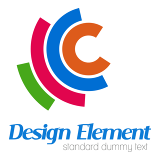 C Letter Design Element Logo PNG Vector