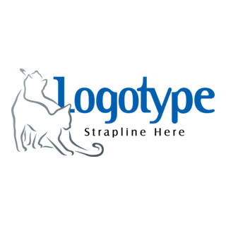 Cat Logo PNG Vector