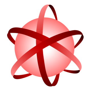 Circle surrounding strips Logo PNG Vector