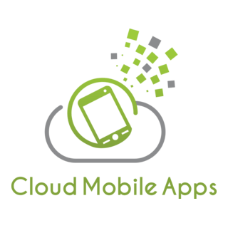 Cloud Mobile App Logo PNG Vector