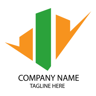 Color Building Logo PNG Vector