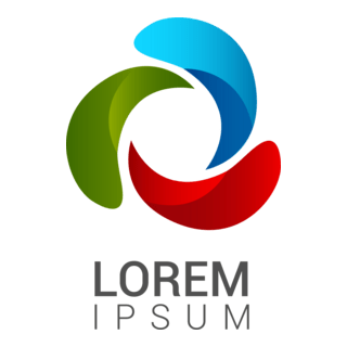 Colorful Abstract Shape Logo PNG Vector