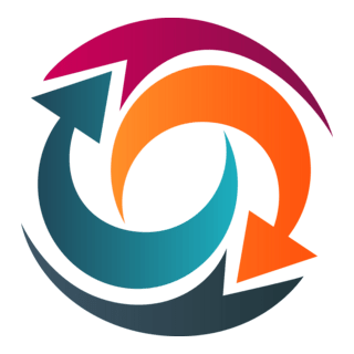 Colorful Arrows Logo PNG Vector