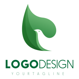 Colorful Bird Logo PNG Vector