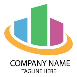 Colorful Building Logo PNG Vector