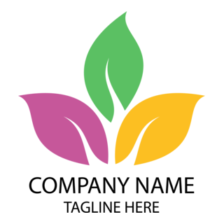 Colorful Flower Logo PNG Vector