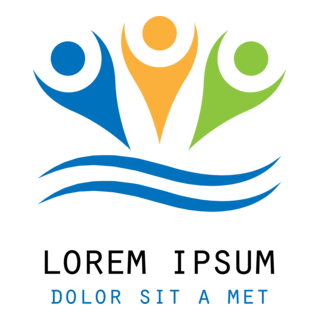 Colorful People Logo PNG Vector