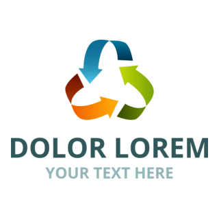 Colorful Recycle Logo PNG Vector
