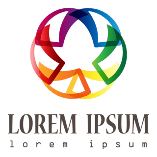 Colorful Shape Logo PNG Vector