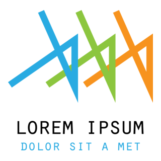 Colorful Shapes Logo PNG Vector