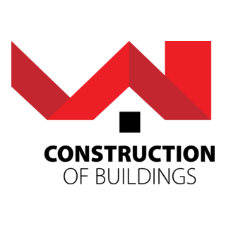 Construction of Buildings Logo PNG Vector