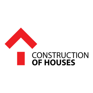 Construction of Houses Logo PNG Vector