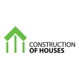 Construction of Houses Logo PNG Vector