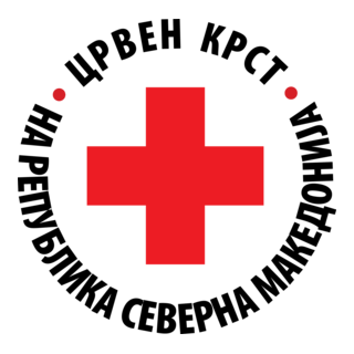Crven krst na Republika Severna Makedonija Logo PNG Vector