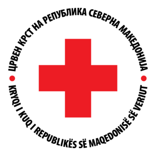 Crven krst na Republika Severna Makedonija Logo PNG Vector