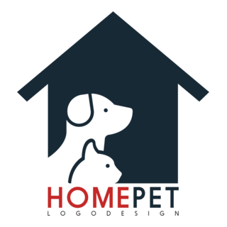 Dog House Logo PNG Vector