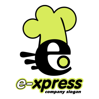 E Letter Chef Logo PNG Vector