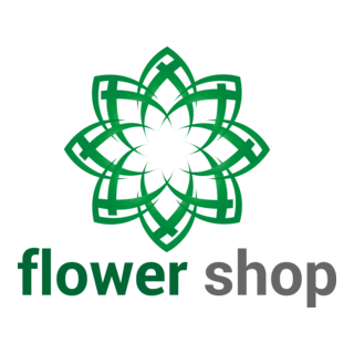Flower Shop Logo PNG Vector