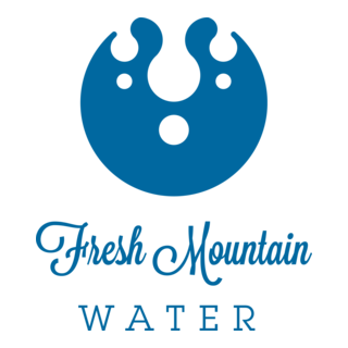 Fresh Mountain Water Logo PNG Vector