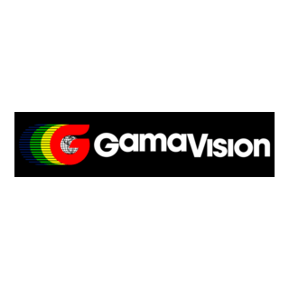Gamavision primer fondo negro horizontal Logo PNG Vector
