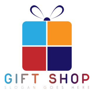 Gift Shop Logo PNG Vector