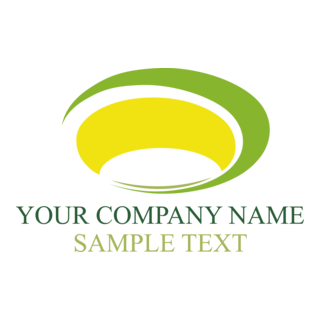 Green and Yellow Company Shape Logo PNG Vector