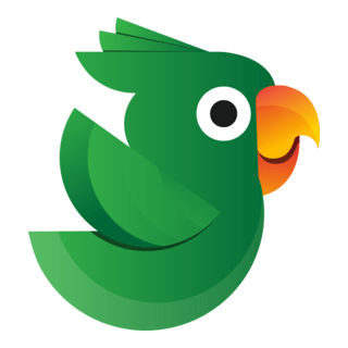Green Bird Logo PNG Vector